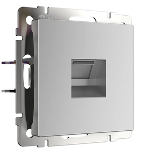 Изображение Розетка Ethernet RJ-45 (серебряный) W1181006