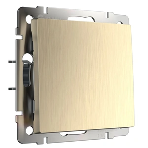 Изображение Выключатель одноклавишный проходной (шампань рифленый) W1112010