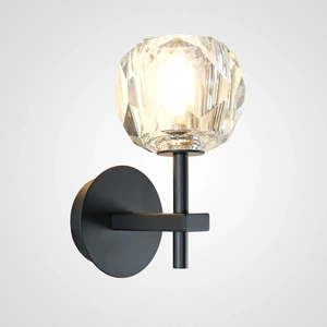 Изображение Бра Boule De Cristal Single Sconce Black By Imperiumloft