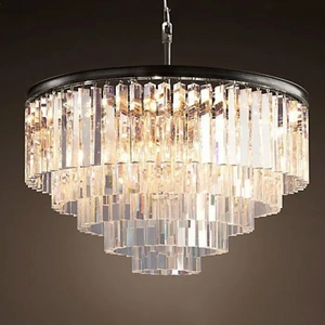 Изображение Люстра Rh 1920S Odeon Clear Glass Fringe Chandelier D80 By Imperiumloft