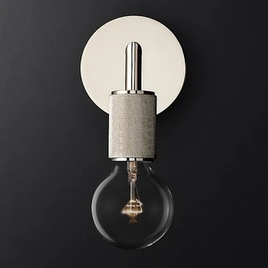 Изображение Бра Rh Utilitaire Single Sconce Silver By Imperiumloft
