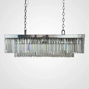 Изображение Люстра Rh 1920S Odeon Clear Glass Fringe Chrome 100 By Imperiumloft