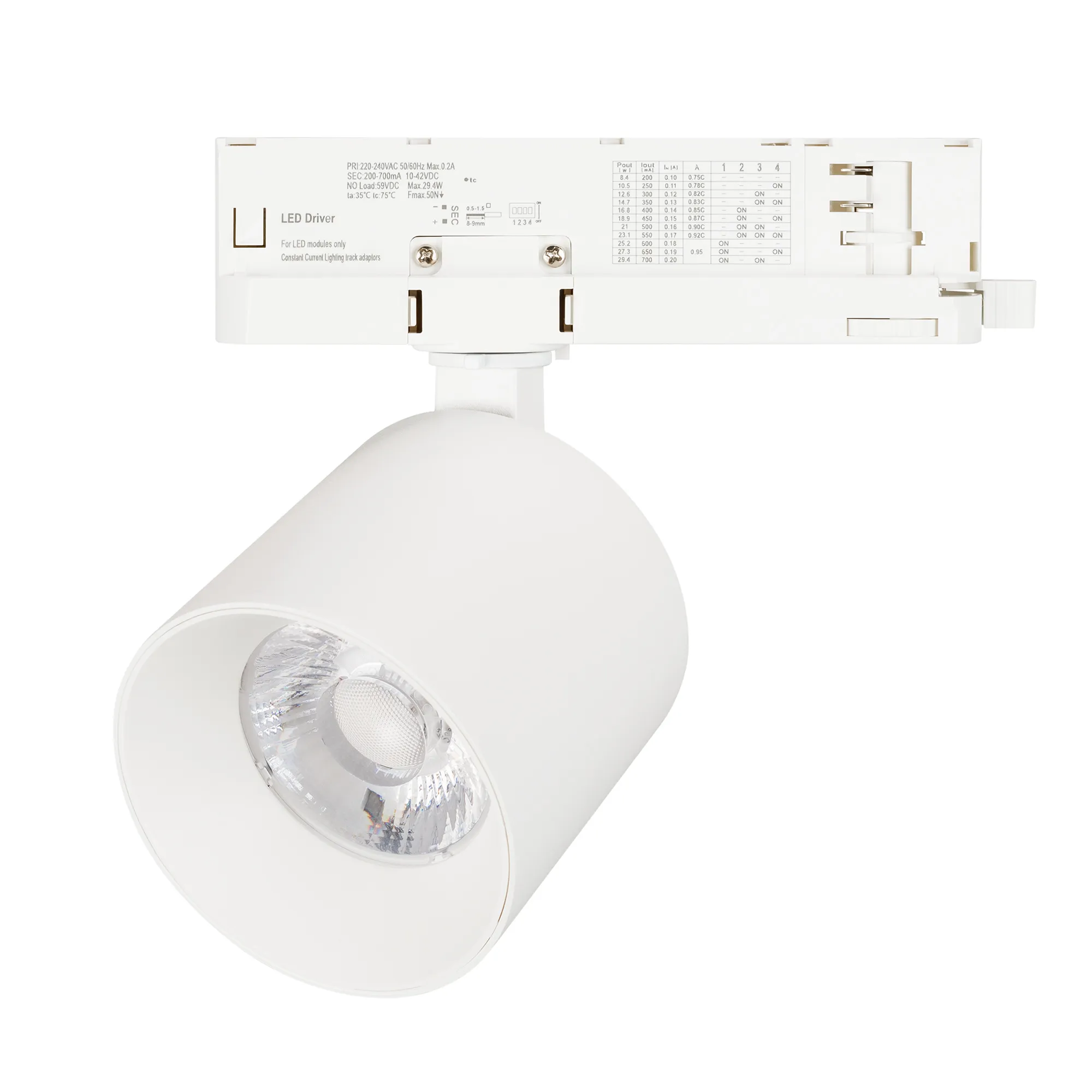 Светильник LGD-DYKE-4TR-R90-26W Day4000 (WH, 50 deg, 230V, TRIAC) (Arlight, IP20 Металл, 5 лет) - Изображение