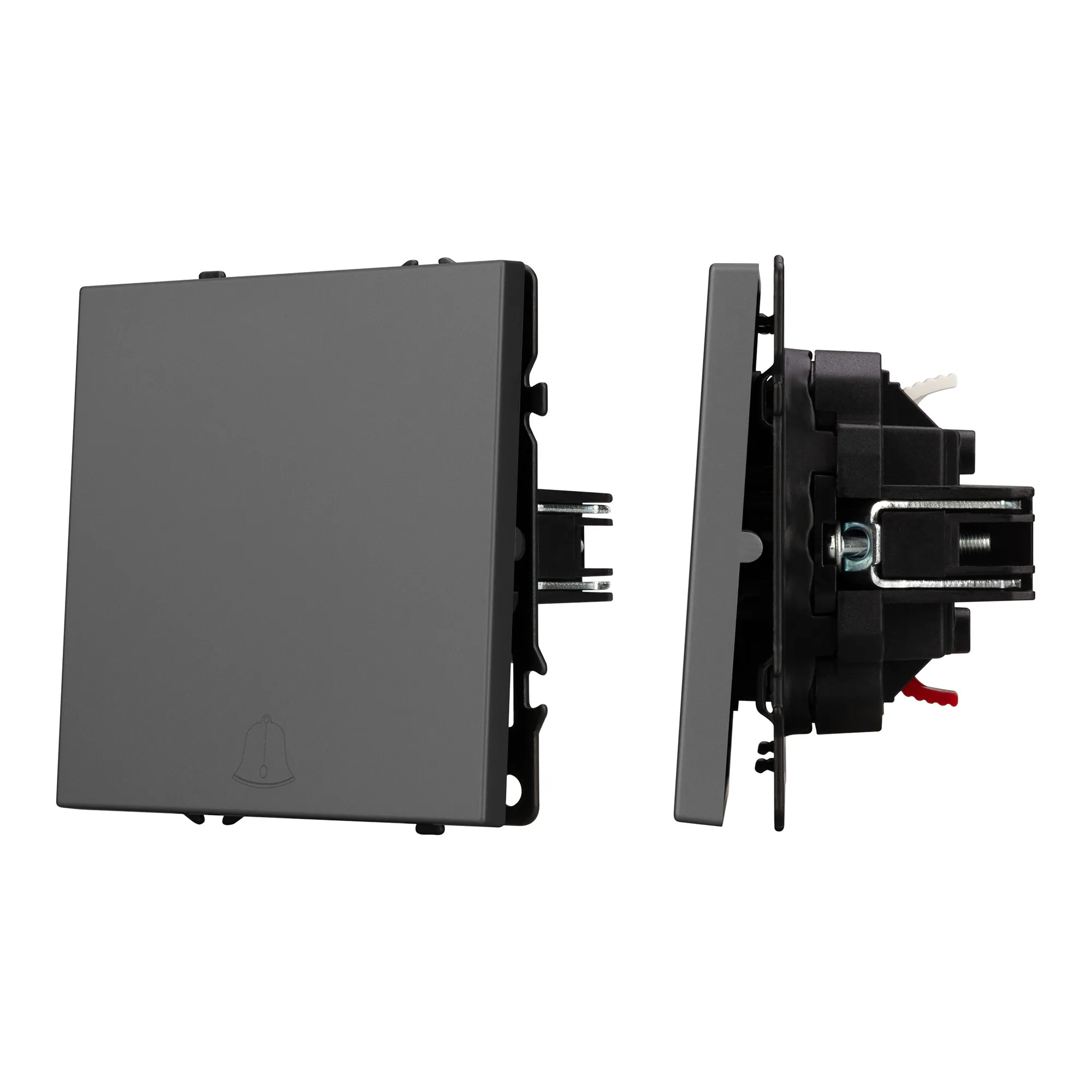 Механизм звонкового выключателя SWT-NOBE-MKR1-SFPL-L-GR (230V, 10A) (Arlight, -) - Изображение