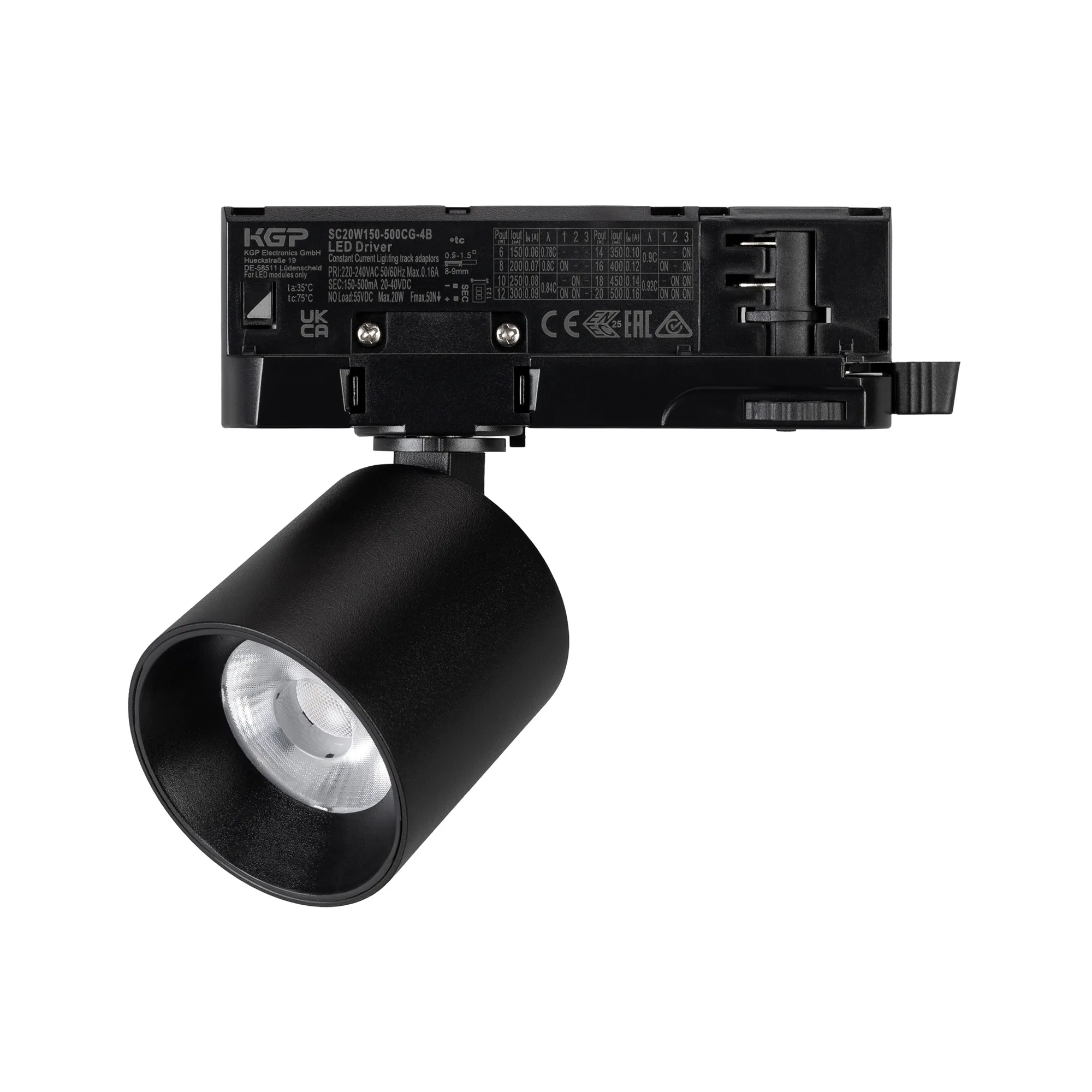 Светильник LGD-DYKE-4TR-R60-8W Warm3000 (BK, 20 deg, 230V, DALI) (Arlight, IP20 Металл, 5 лет)