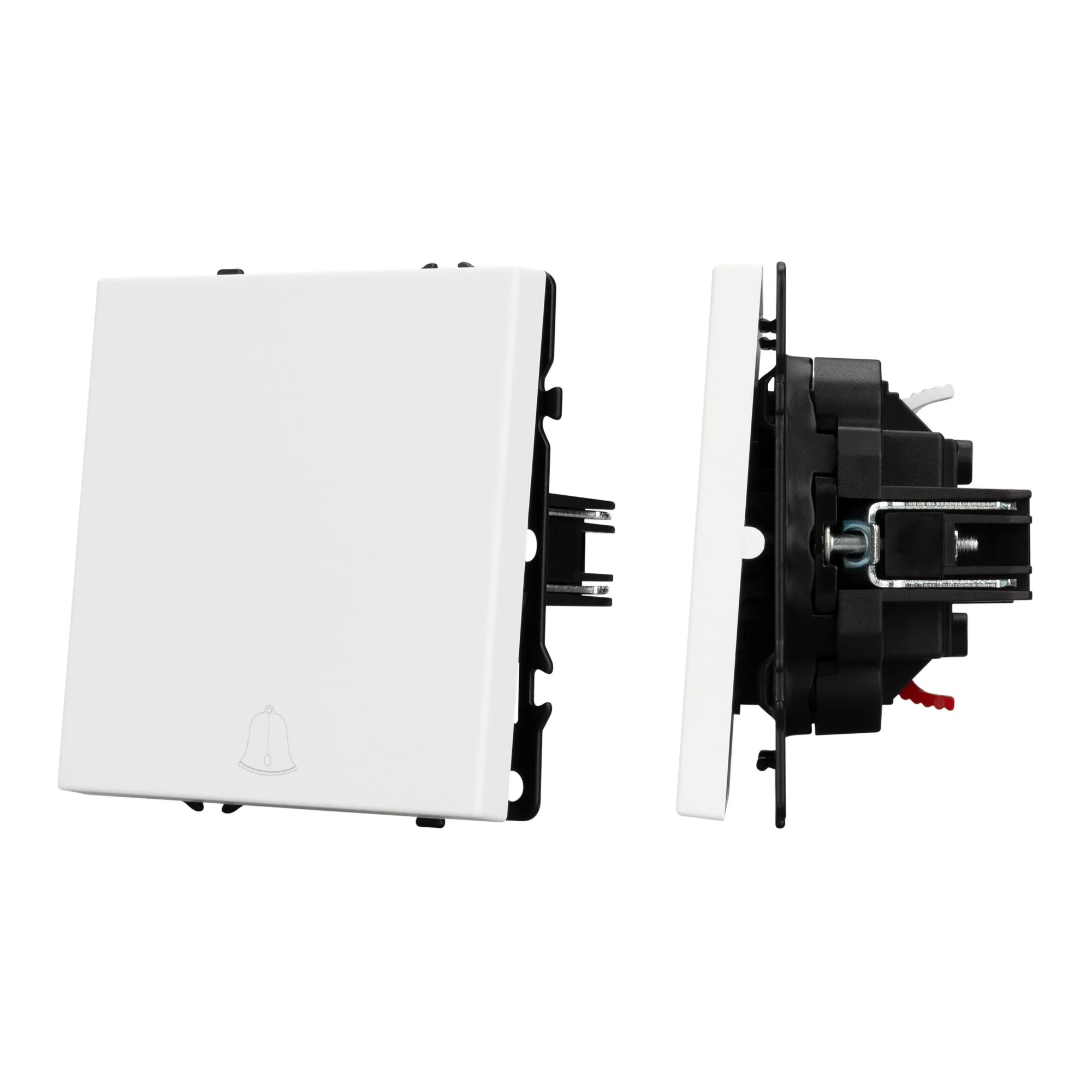 Механизм звонкового выключателя SWT-NOBE-MKR1-SFPL-L-WH (230V, 10A) (Arlight, -) - Изображение