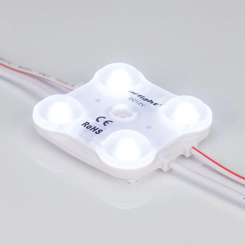 Модуль герметичный ARL-BEST2835-4-2W-12V Cool 160deg (Arlight, Закрытый)