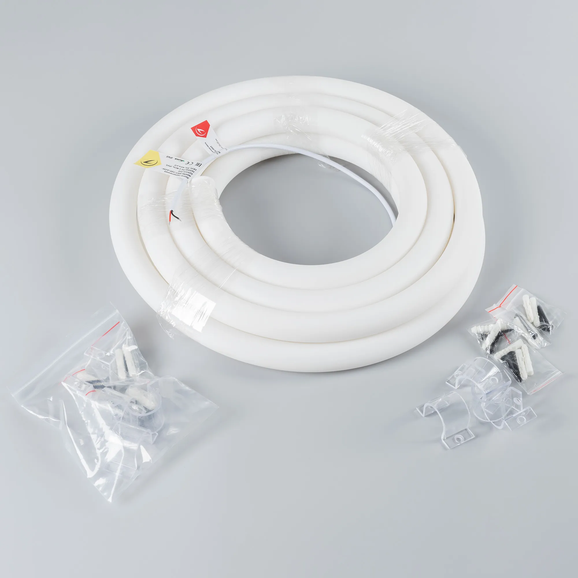 Лента светодиодная герметичная MOONLIGHT-SIDE-A336-D25mm 24V Warm2300 360deg (14.4 W/m, IP65, 2835, 5m, wire x1) (Arlight, Вывод боковой, 3 года) - Изображение